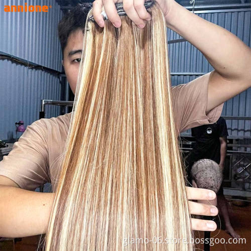 Super Double Drawn Vietnamese Virgin Human Hair,12A Grade Bone Straight Vietnam Human Hair Extension, Bundle Raw Vietnamese Hair